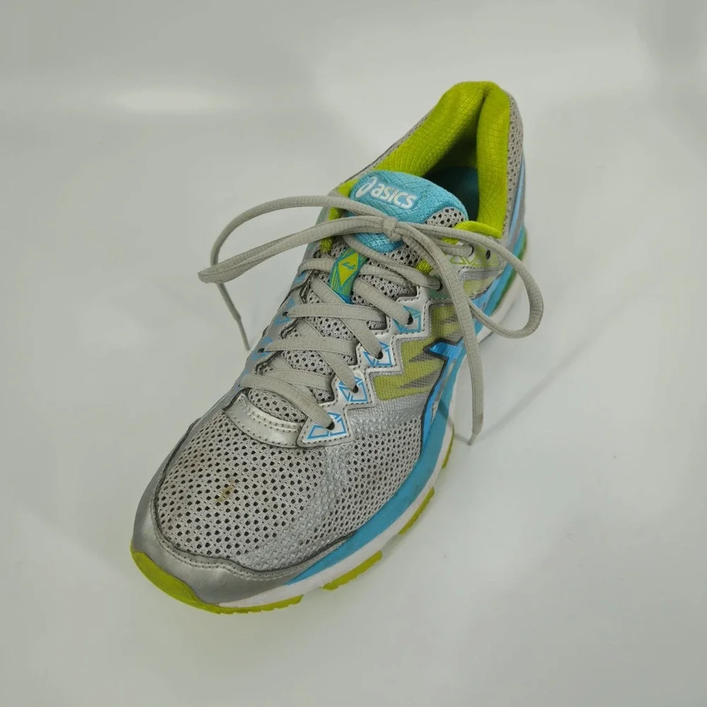 Asics GT 2000 4 Shoes Womens 10.5 2A Running Sneakers T659N Silver Multicolor